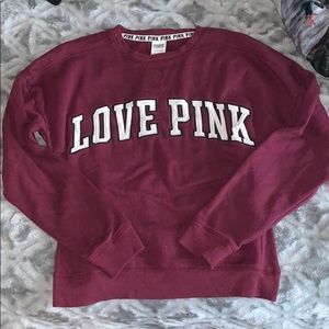 PINK crewneck!